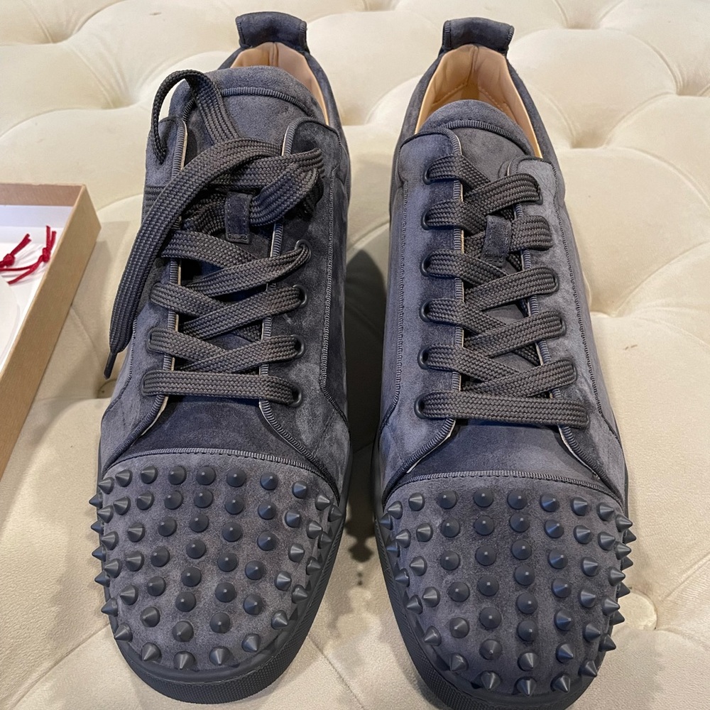 Men Christian Louboutin Louis Junior Spikes Orlato Low sneakers size 46